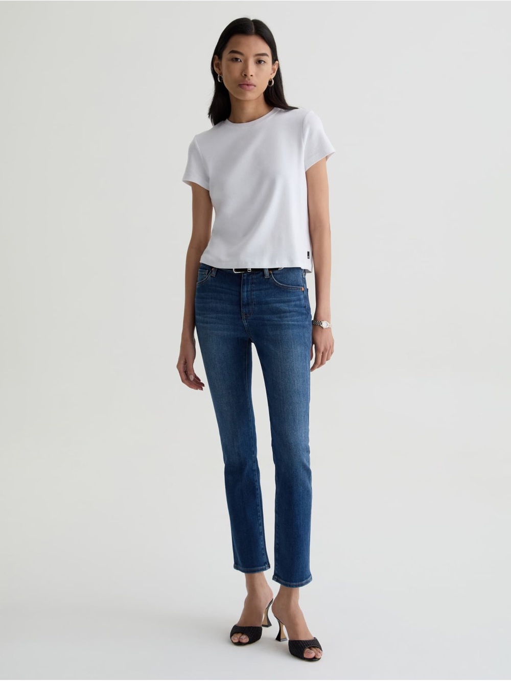 Adriano Goldschmied Mari Mid Rise Slim Straight Jeans Size 29